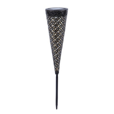 George Home Metal Laser Cut Stake Light 8.5X8.5X40.5cm