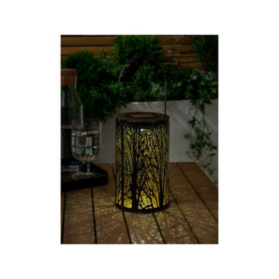 George Home Metal Lazer Cut Lantern 14x12x20cm