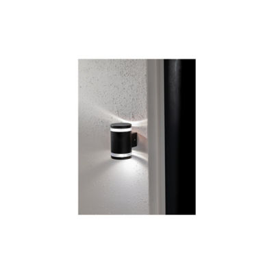 George Home Black Solar Wall Light 8.5x12x14cm