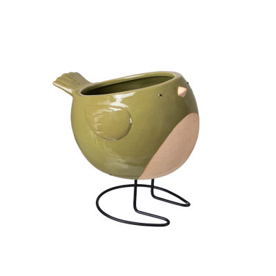 George Home Bird Plant Pot 18.5x13.8x17.3cm