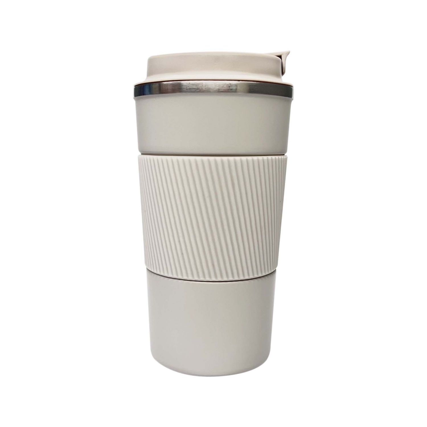 George Home Matte Beige Travel Mug 450ml
