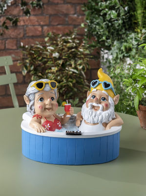 George Home Hot Tub Grandparents Gnome 20.5x15x16cm