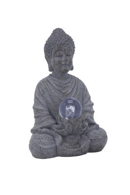 George Home Solar Buddha 11x11.5x16.5cm