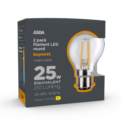 ASDA Fil Minig 250L Gl Cle B22 25H 27K Non 2P