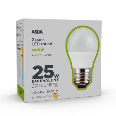 ASDA Led Minig 250L Wh Coa E27 25H 27K Non 2P