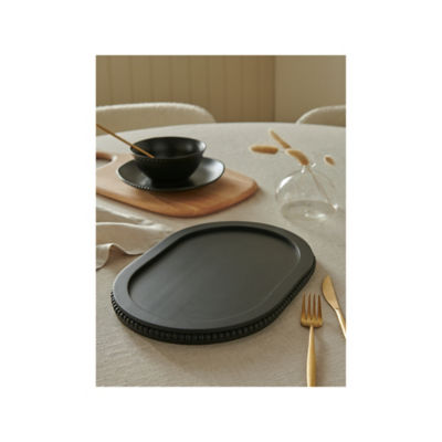 At Home with Stacey Solomon Black Beaded Tray