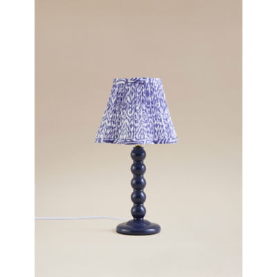 George Home Navy Bobbin Lamp