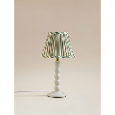 George Home White Bobbin Table Lamp