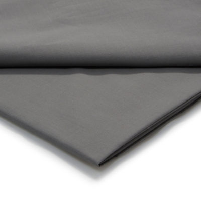 George Home Charcoal Plain Flat Sheet - King