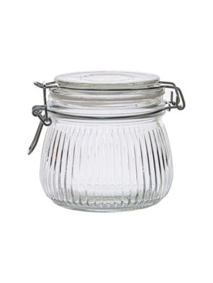 George Home Ribbed Clip Lid Canister