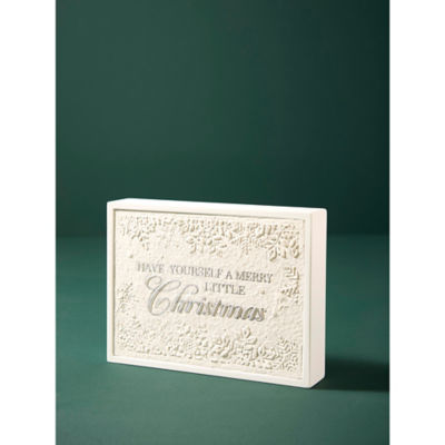 George Home White Have Yourself A Merry Little Christmas Wall Art
