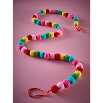 George Home Christmas Pom-Pom Garland