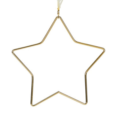 George Home Gold Wire Star Bauble