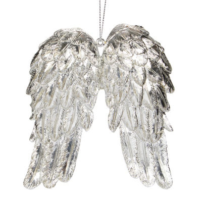 George Home Silver Angel Wing Bauble