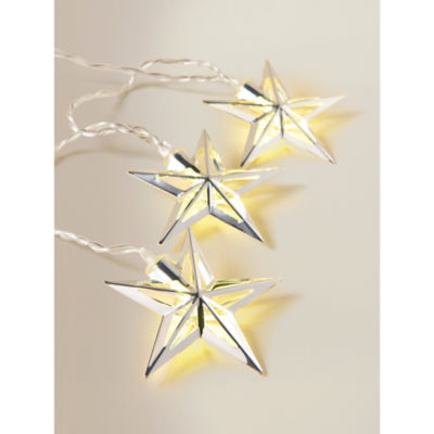George Home Clear Christmas Star String Lights