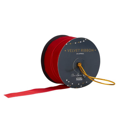 George Home Red Velvet Ribbon