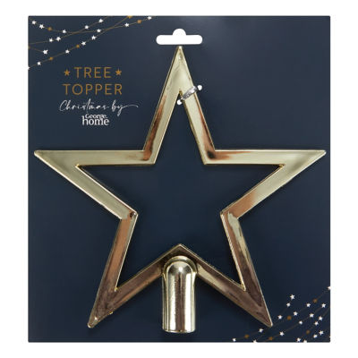 George Home Gold Star Tree Topper