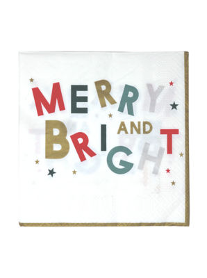 George Home Merry Christmas Napkins