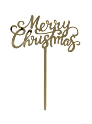 George Home Gold Cake Topper