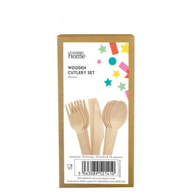 George Home Wooden Cutlery Set