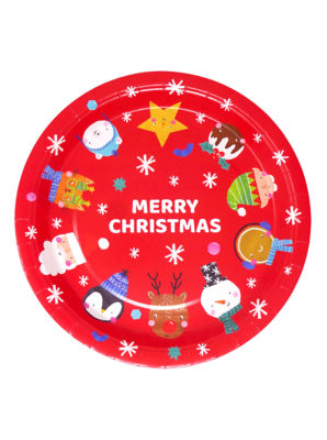 George Home Christmas Character Paper Plates