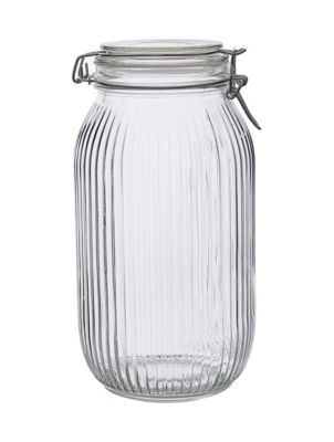 George Home Ribbed Clip Lid Canister