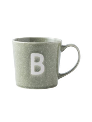 George Home Alphabet Reactive Stoneware Mug - B