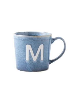 George Home Alphabet Reactive Stoneware Mug - M