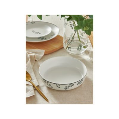 At Home with Stacey Solomon White Eucalyptus Pasta Bowl