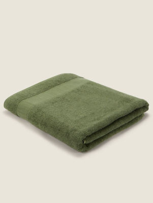 George Home Fresher For Longer Bath Sheet - Green