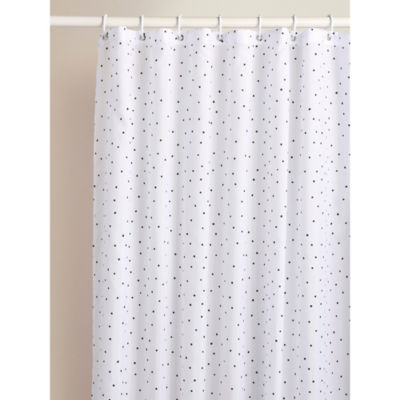George Home Mono Spot Shower Curtain