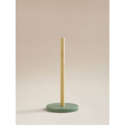 George Home Bamboo Toilet Roll Holder - Green