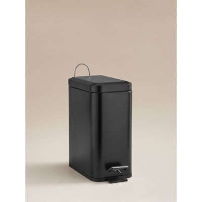 George Home Black Rectangular Bin