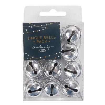 George Home Silver Jingle Bells - 12 Pack