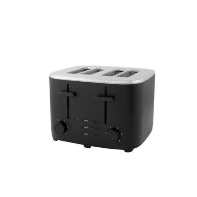 George Home Black 4-Slice Toaster