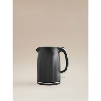George Home Black Textured Fast Boil Kettle 1.7L