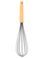 George Home Silver Wood & Silicone Whisk