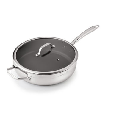 George Home Metallic Stainless Steel Saute Pan