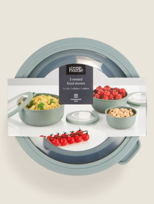George Home 3 Nested Food Storers