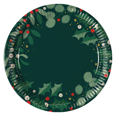 George Home Holly Paper Plates