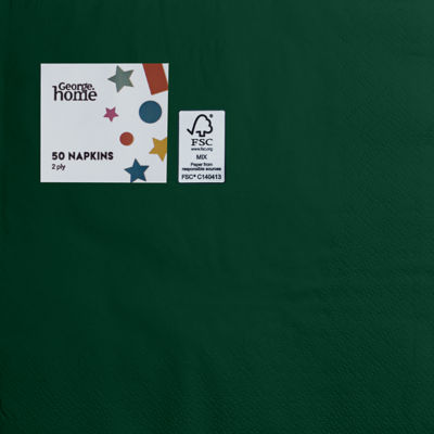 George Home Green Napkins