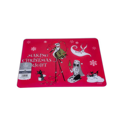 George Home Nightmare Before Christmas Red Worktop Saver