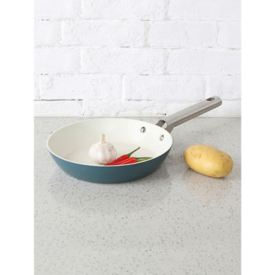George Home Teal Retro Non-Stick Frying Pan - 24cm