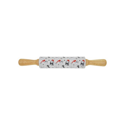 George Home Nightmare Before Christmas Grey & White Rolling Pin