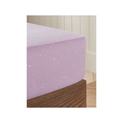 At Home with Stacey Solomon Pink Star Brushed Fitted Cotton Sheet - Super King