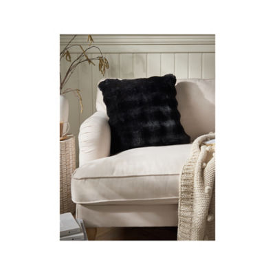 At Home with Stacey Solomon Black Plain Cushion