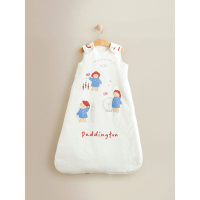 George Home Paddington Bear Blue & White Sleep Bag 2.5 Tog