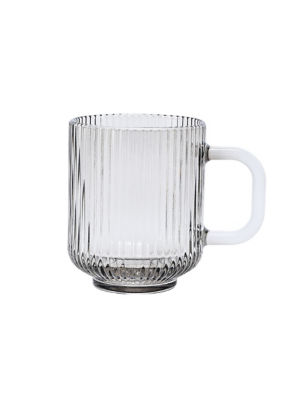 George Home Ribbed Smoked Tea Mug