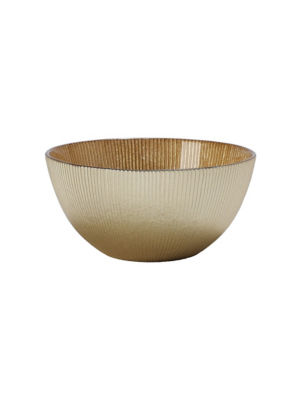 George Home Gold Glass Cereal Bowl
