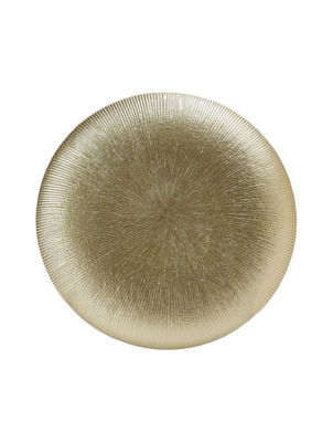 George Home Gold Glass Dinner Plate